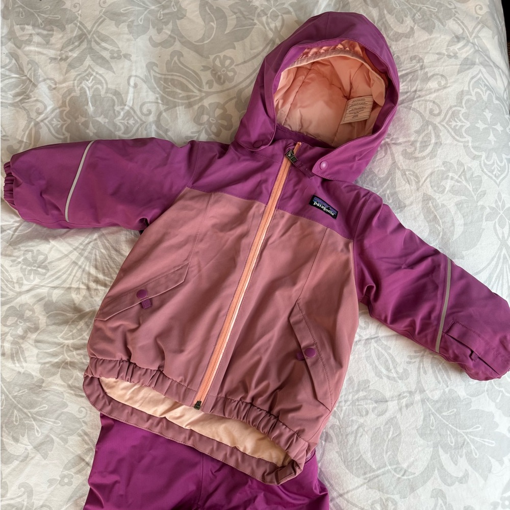 2T Patagonia Snow Pile Magenta Jacket